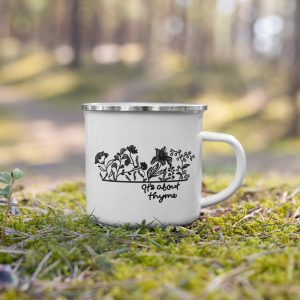 It's About Thyme Enamel Mug