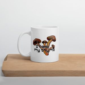 I Take My Thyme White Glossy Mug