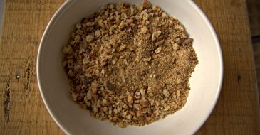 homemade breadcrumbs in a bowl