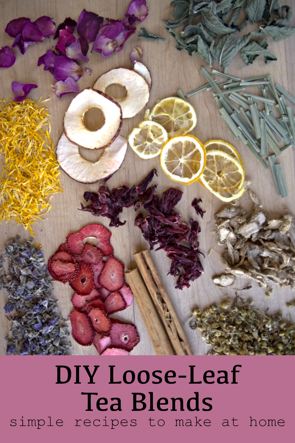 Tea Recipes: Homemade Loose-Leaf Blends - Golden Thyme Homestead