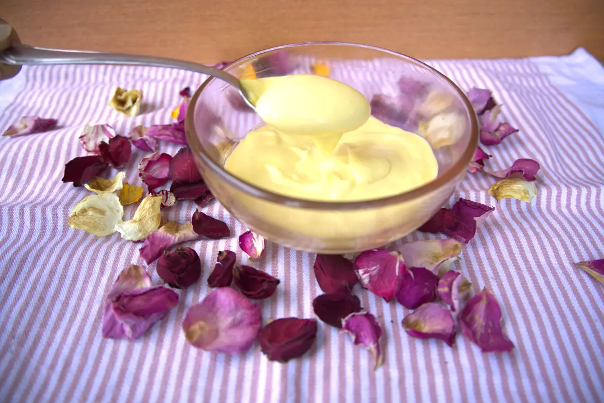 thick, natural homemade mayonnaise