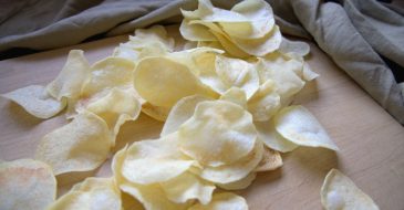 homemade potato chips