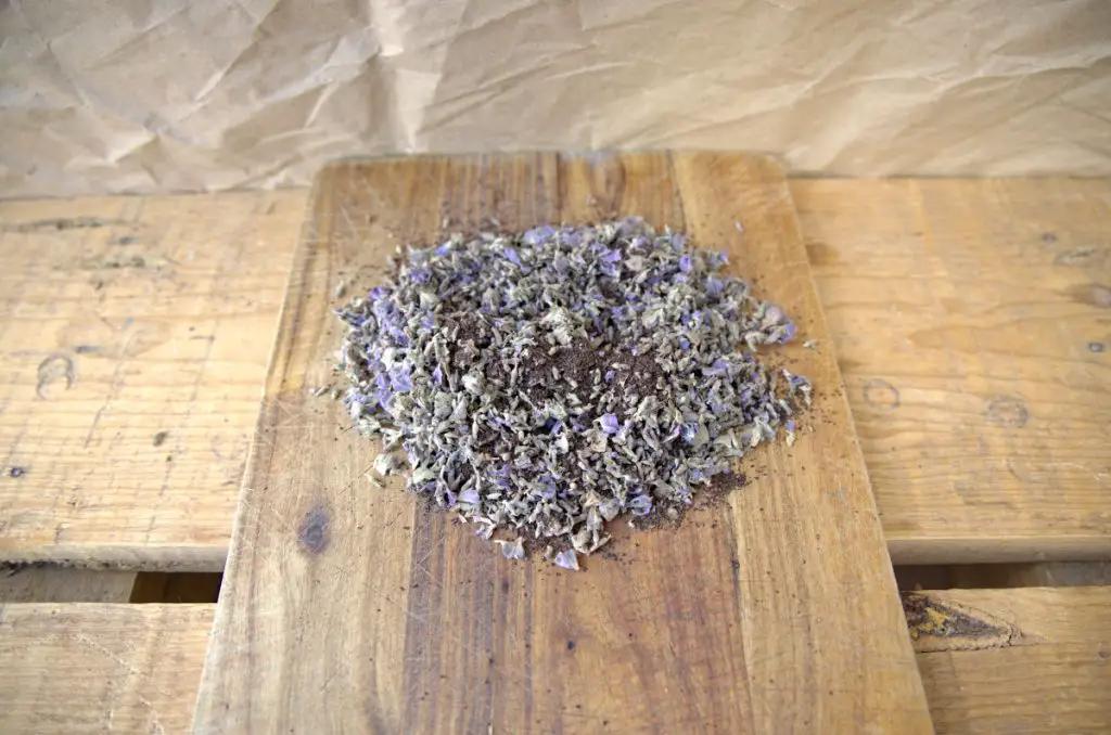 black tea with lavender for a homemade tea blend