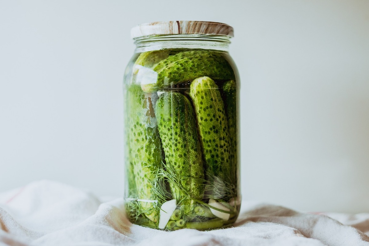 fermented cucumbers